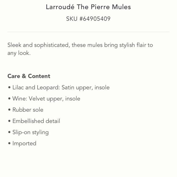 Anthropologie Larroudé The Pierre Mules - Picture 6 of 6